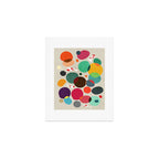 Lotus in koi pond Art Print Gallery Image 1