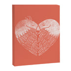 Love birds sitting on a tree Canvas Print Gallery Image 8