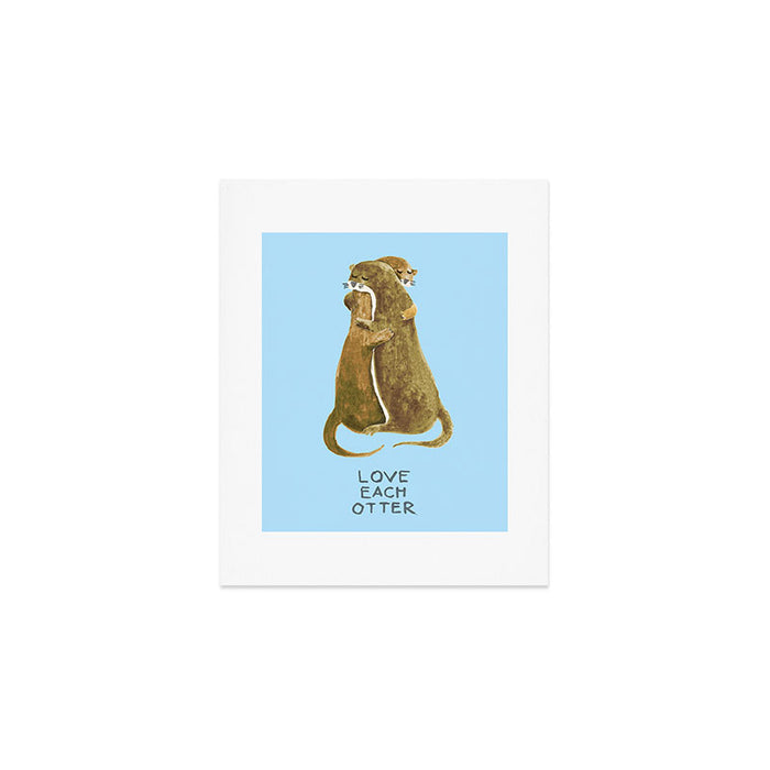 Love each otter Art Print Gallery Image 1
