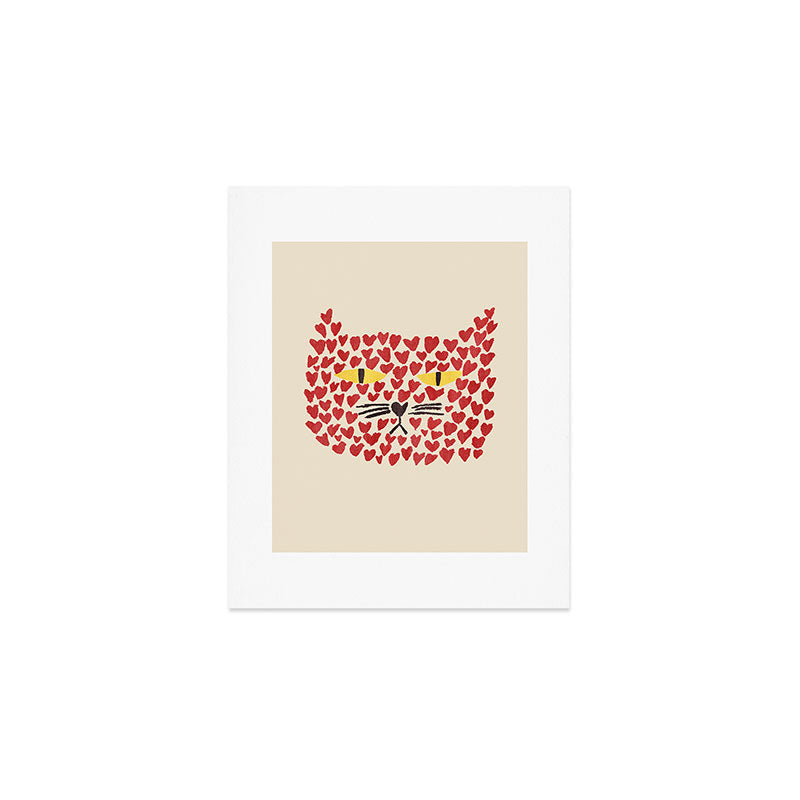 Love thy cat Art Print Gallery Image 1