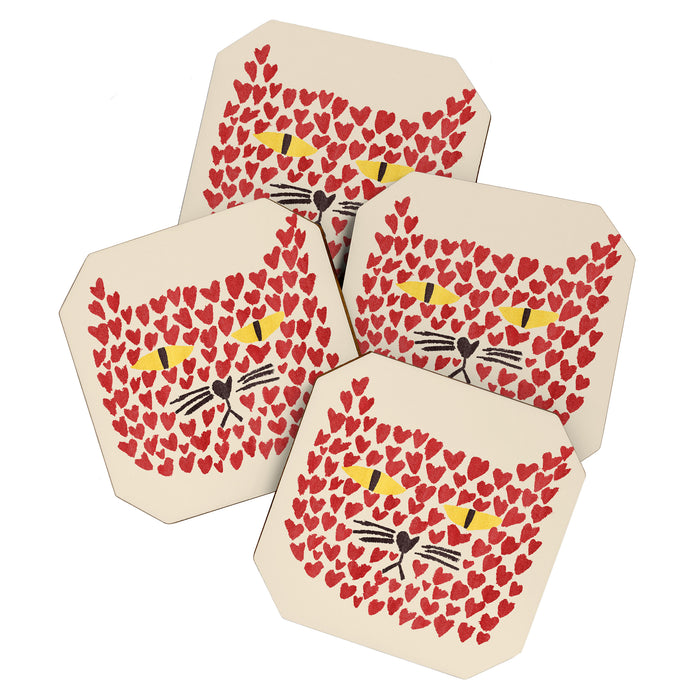 Love thy cat Coaster Gallery Image 1