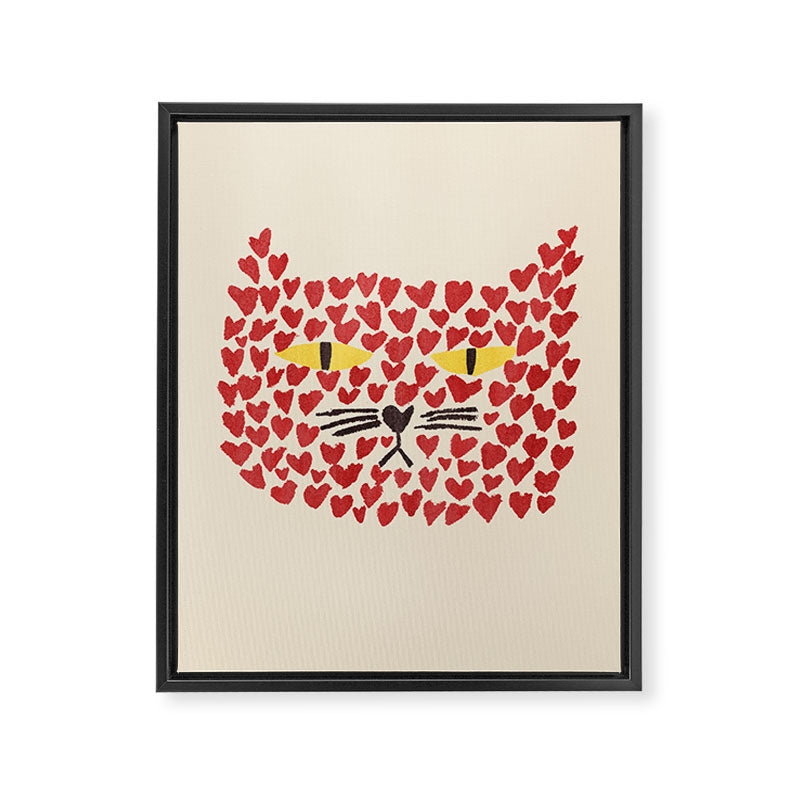 Love thy cat Framed Canvas Print Gallery Image 8