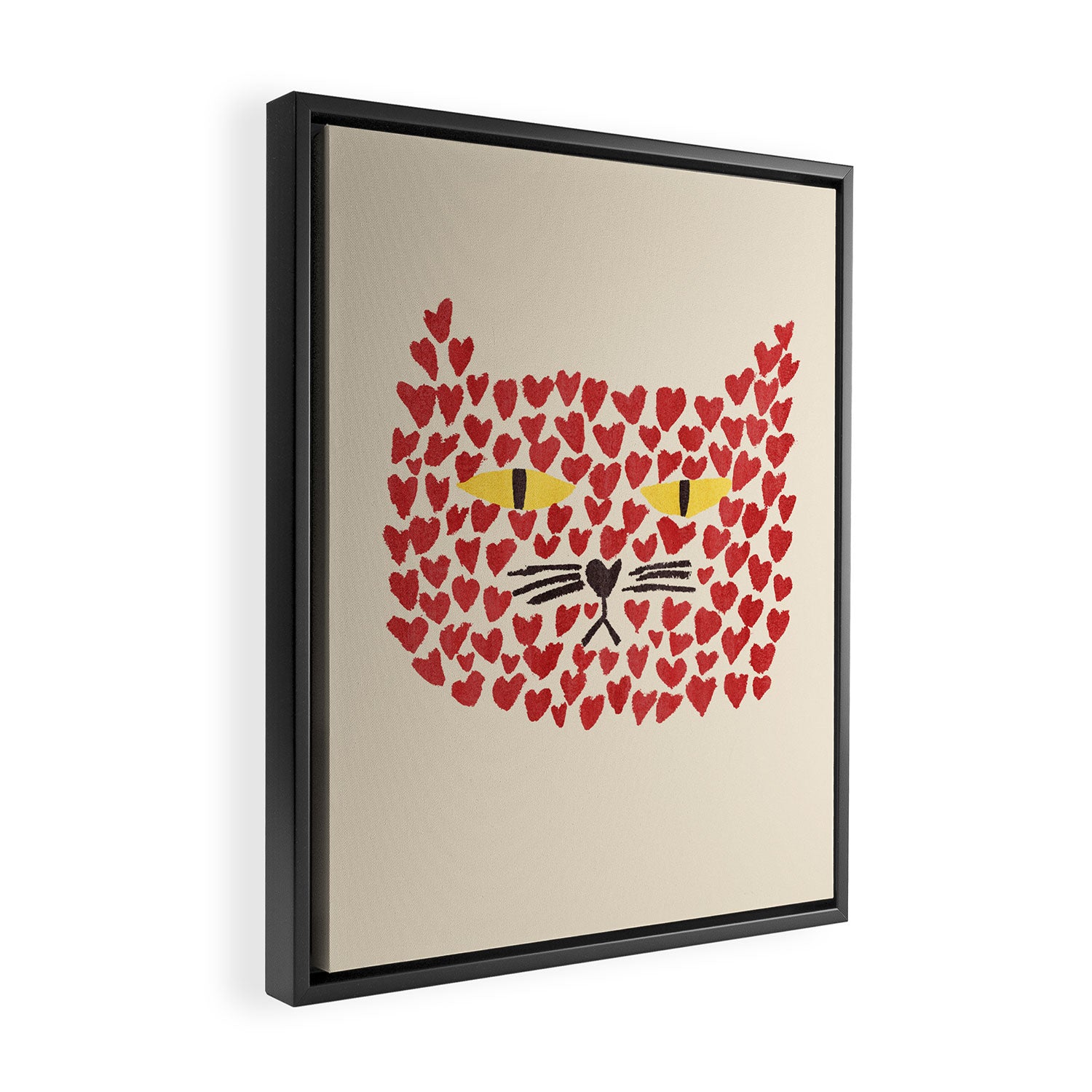 Love thy cat Framed Canvas Print Gallery Image 2