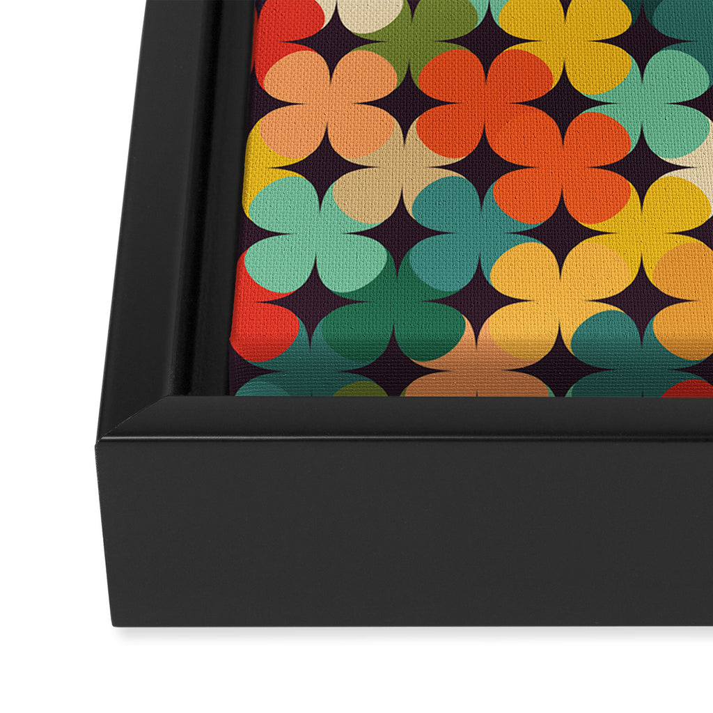 Lucky Clover Framed Canvas Print Gallery Image 3