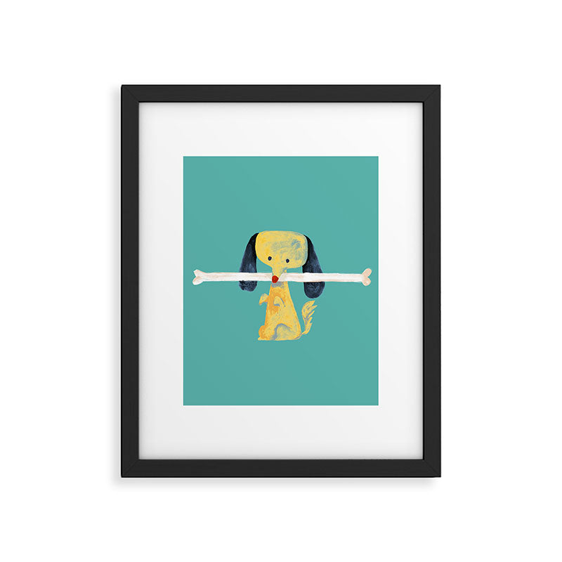 Lucky dog Framed Art Print Gallery Image 5