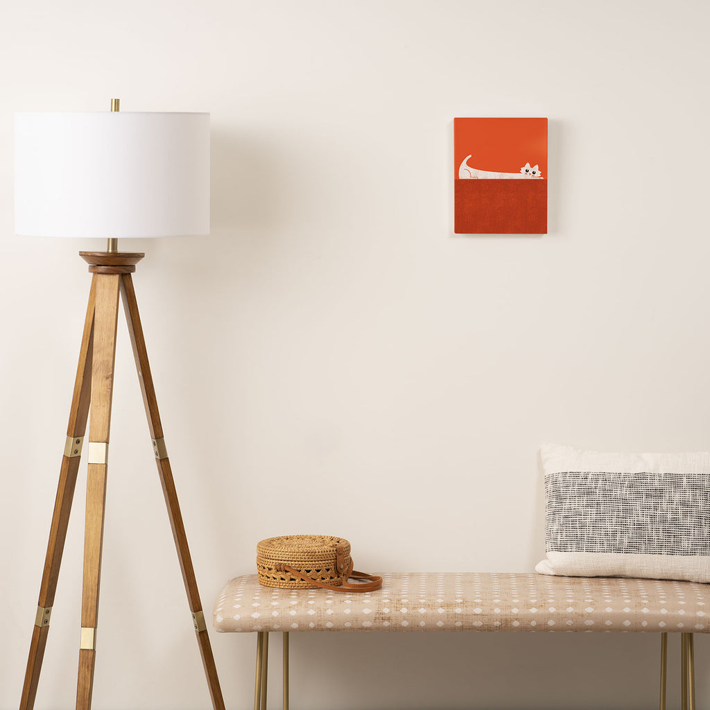 Mark's Superpower: cat Superstretch Canvas Print Gallery Image 2
