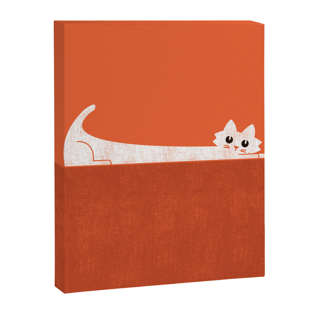 Mark's Superpower: cat Superstretch Canvas Print Gallery Image 6
