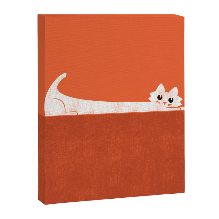 Mark's Superpower: cat Superstretch Canvas Print Gallery Image 1