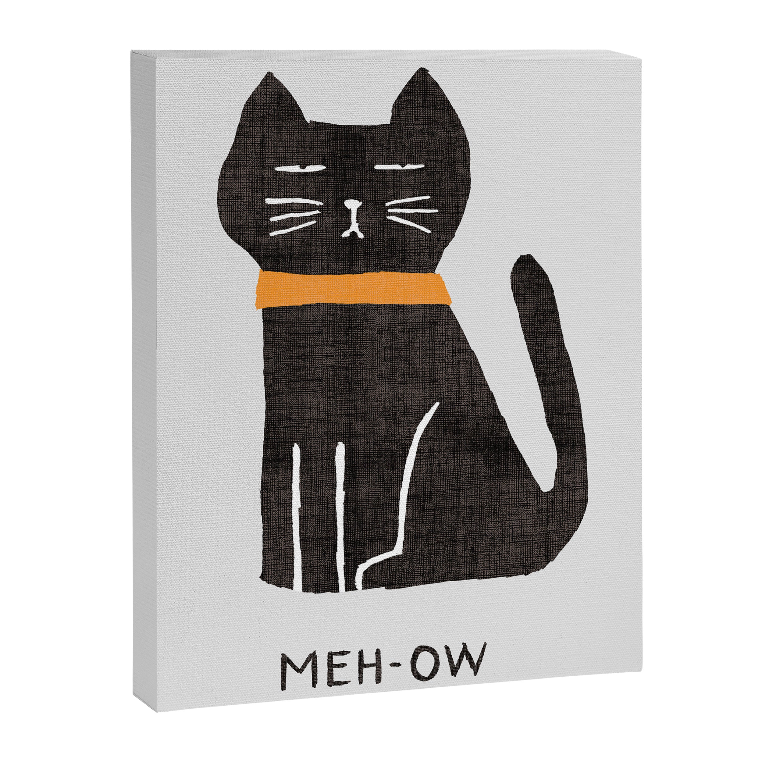 Meh-ow Canvas Print Gallery Image 6