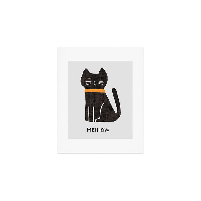 Meh-ow Art Print Gallery Image 1