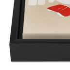 Meow time Framed Canvas Print Gallery Image 3