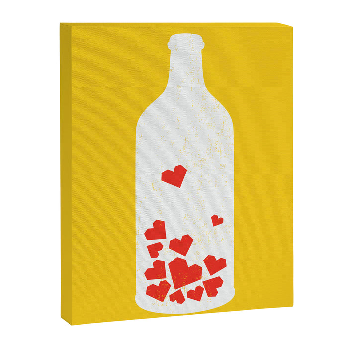 Message in a bottle Canvas Print Gallery Image 1