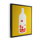 Message in a bottle Framed Canvas Print Gallery Image 2