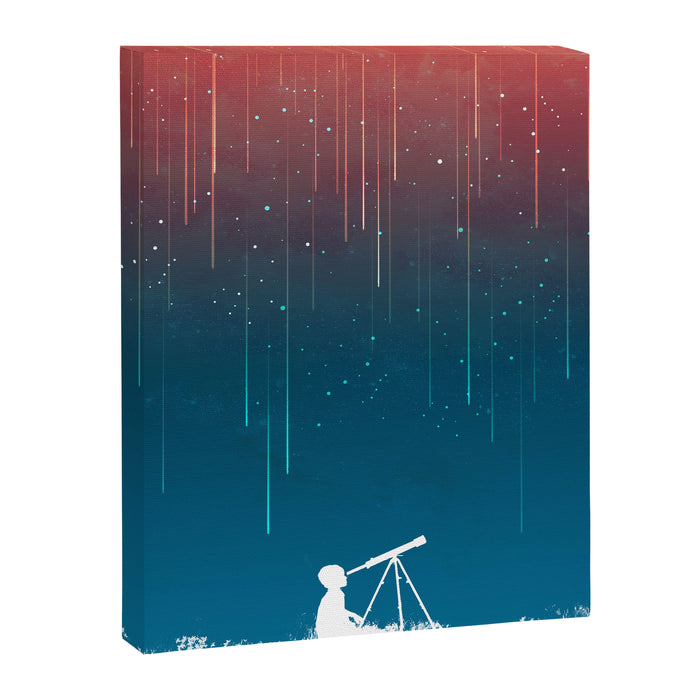 Meteor Rain (light version) Canvas Print Gallery Image 1