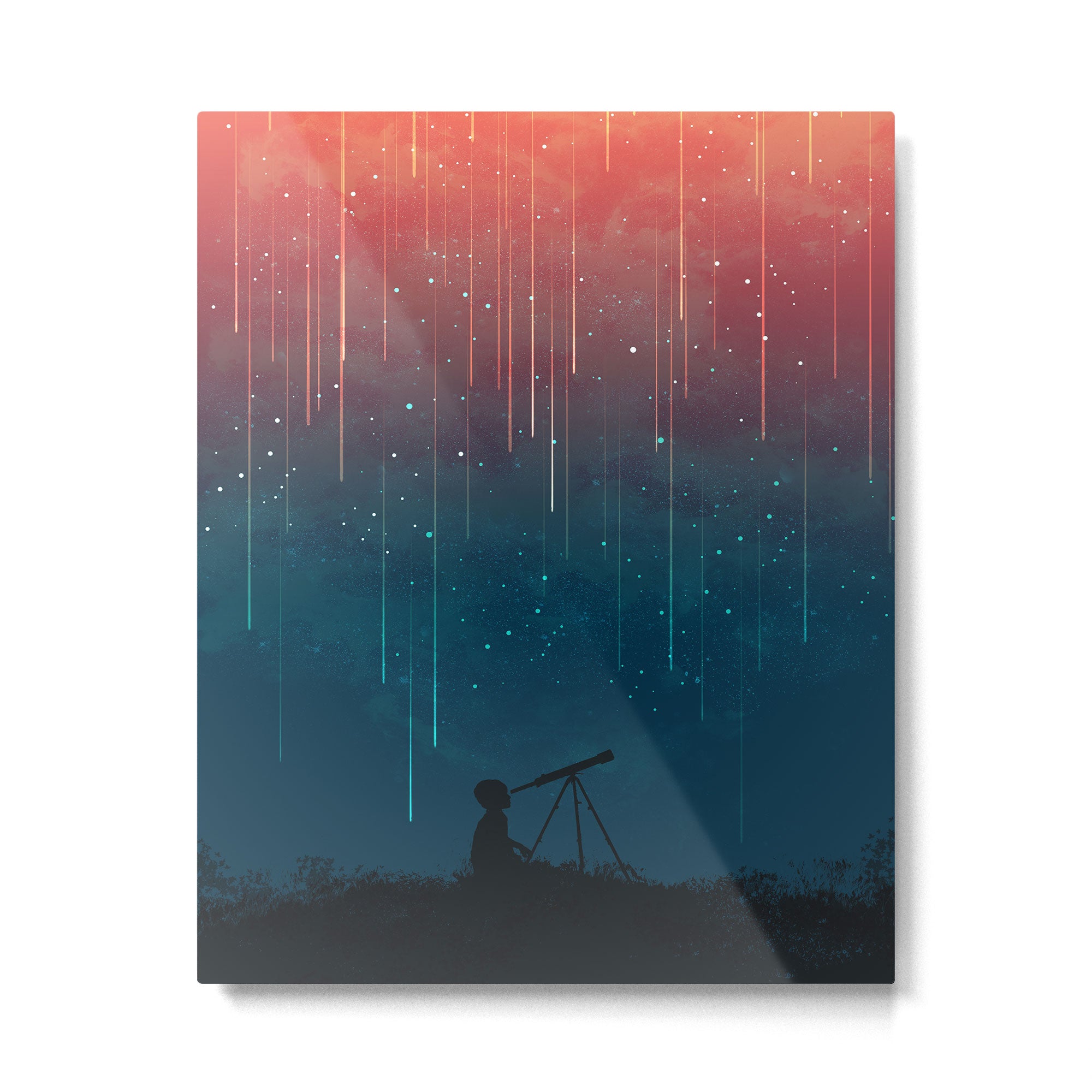 Meteor rain Metal Print Gallery Image 4