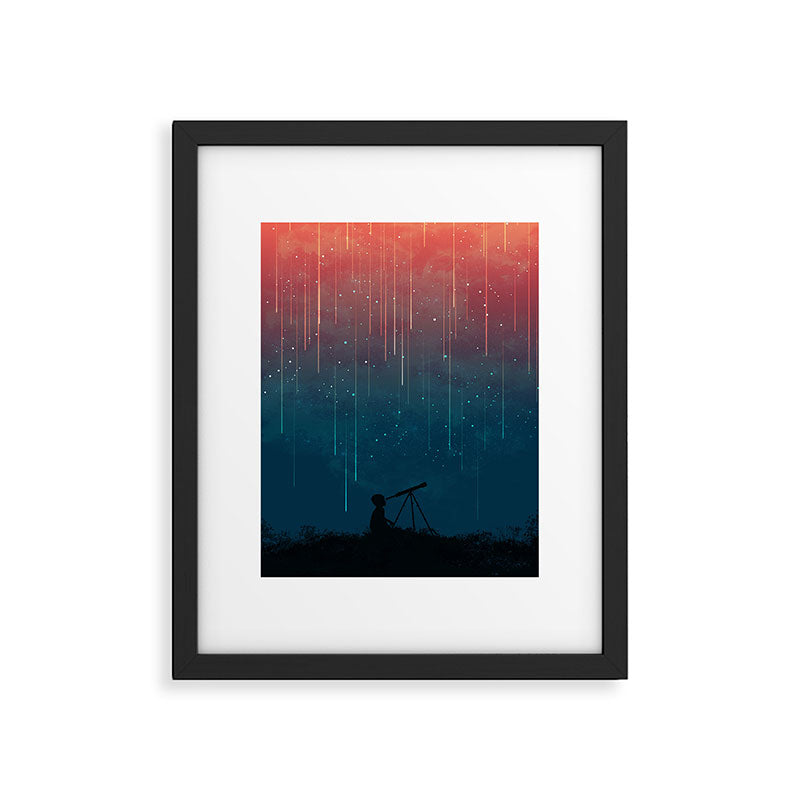 Meteor rain Framed Art Print Gallery Image 5
