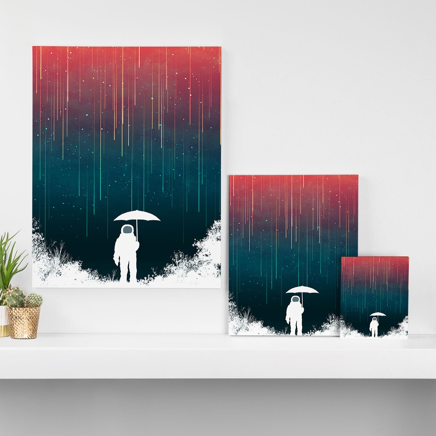 Meteoric rainfall Canvas Print Gallery Image 3