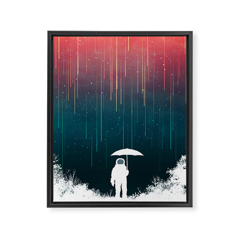 Meteoric rainfall Framed Canvas Print Gallery Image 6