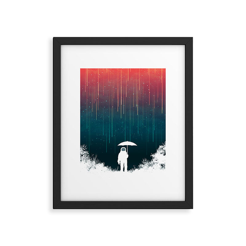 Meteoric rainfall Framed Art Print Gallery Image 5