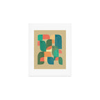 Mid-century tropical birds Art Print Gallery Image 1