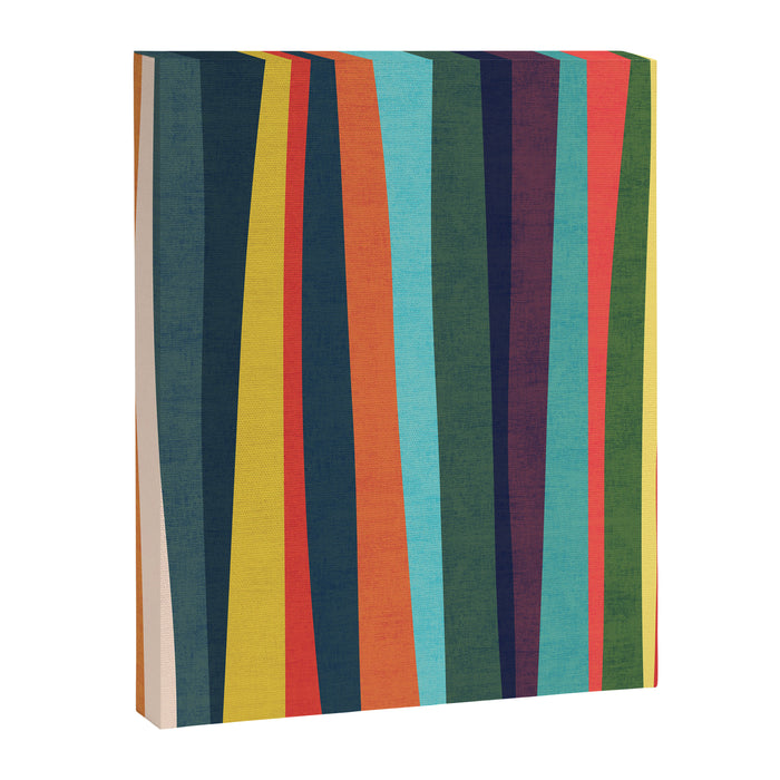 Mid-century zebra Canvas Print Gallery Image 1