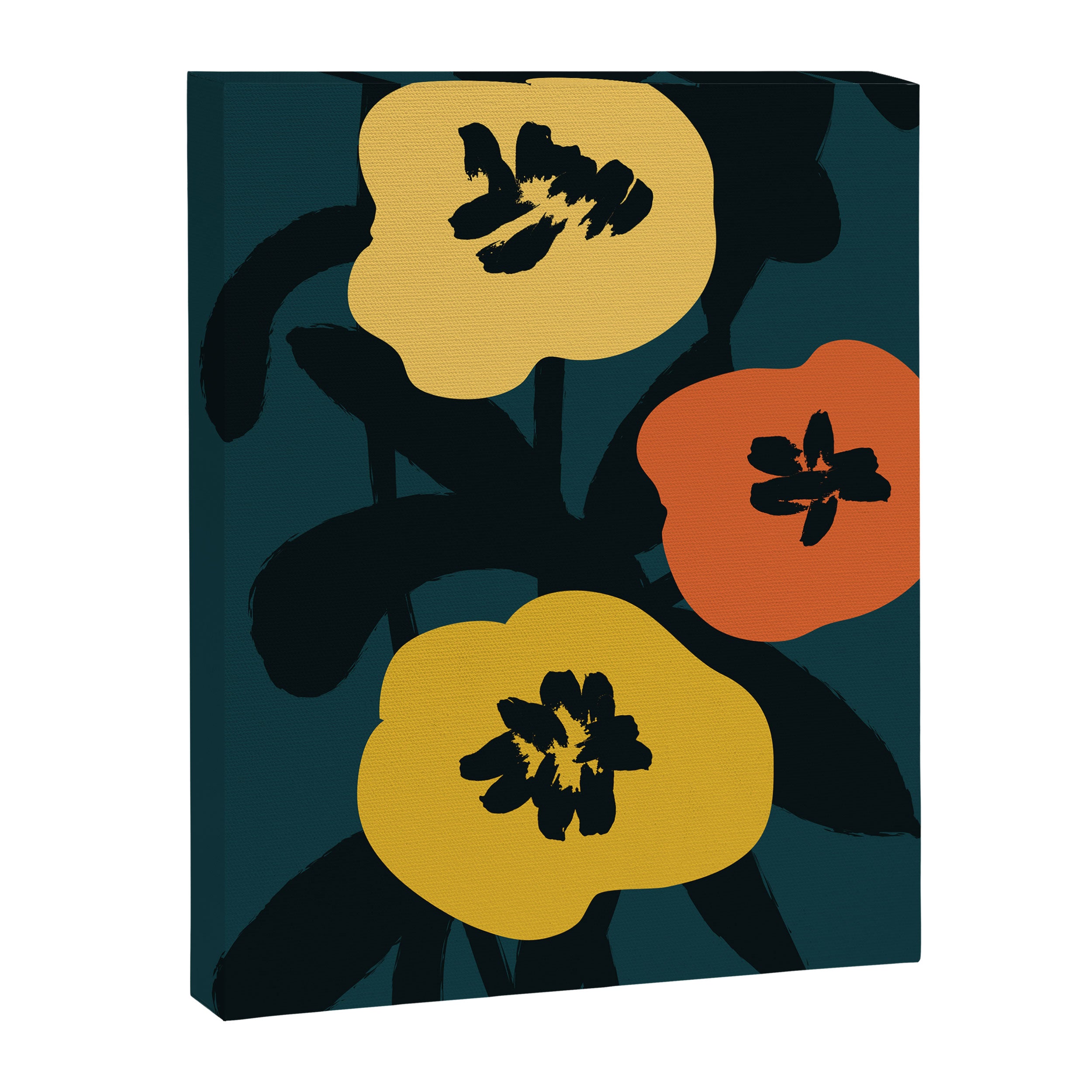 Midnight Flowers Canvas Print Gallery Image 6