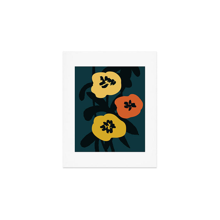 Midnight Flowers Art Print Gallery Image 1