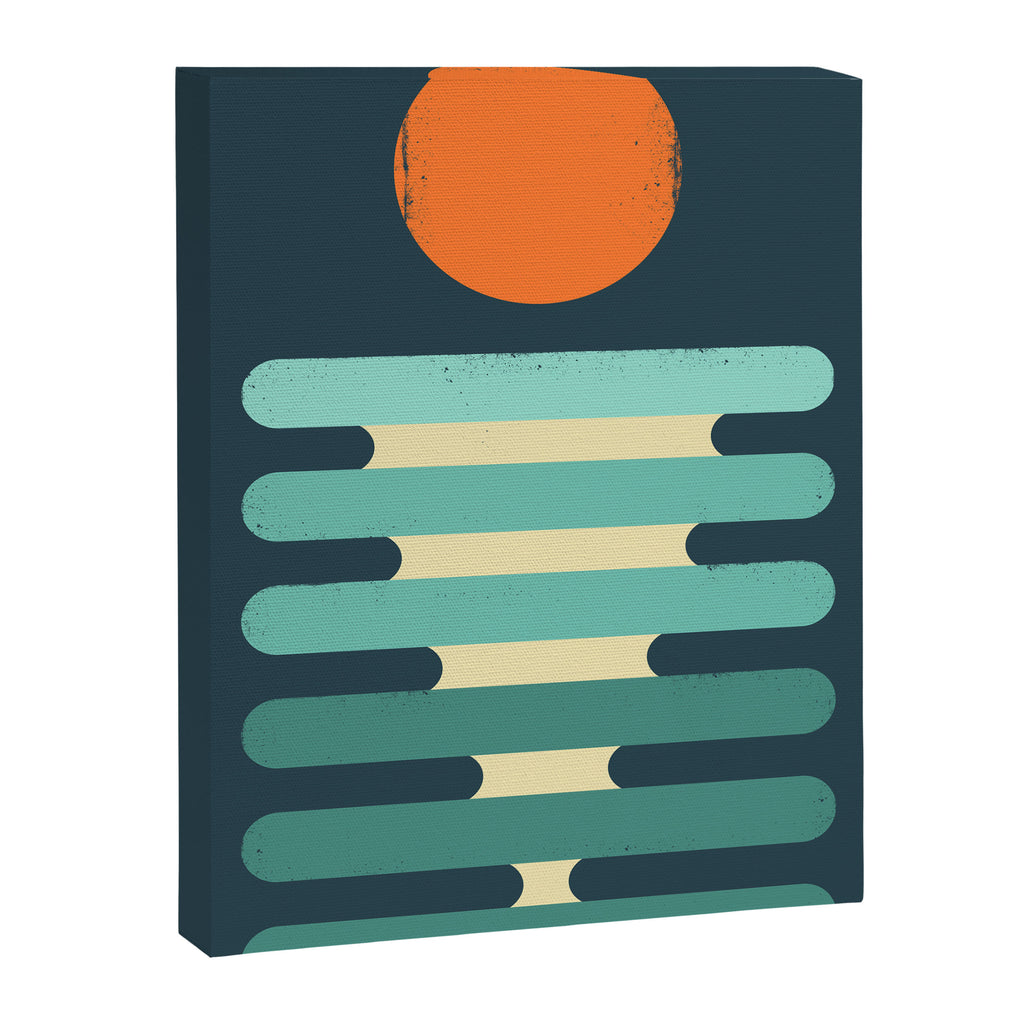 Minimalist ocean Canvas Print Gallery Image 6