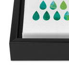 Monsoon Rain Framed Canvas Print Gallery Image 3