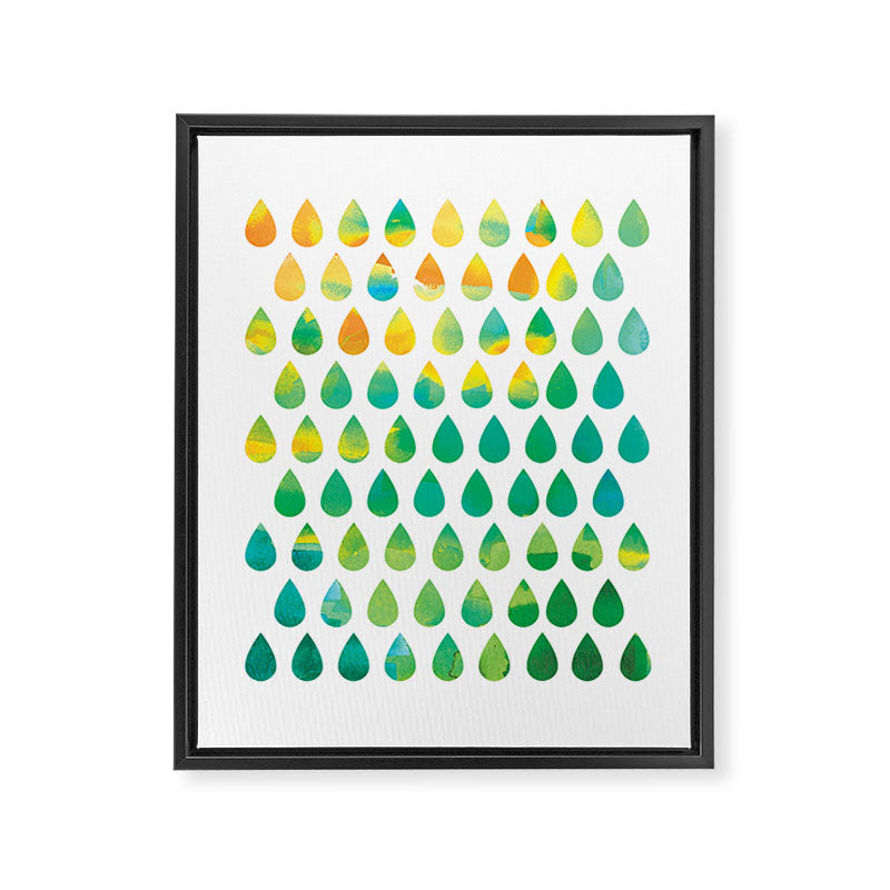 Monsoon Rain Framed Canvas Print Gallery Image 6