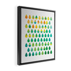 Monsoon Rain Framed Canvas Print Gallery Image 2