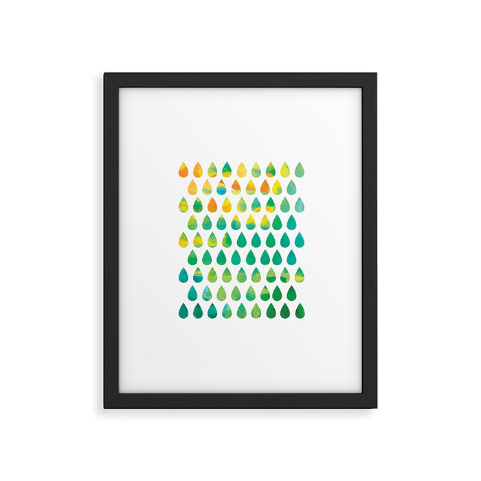 Monsoon Rain Framed Art Print Gallery Image 1
