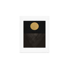 Moon Reflection on Quiet Ocean Art Print Gallery Image 1