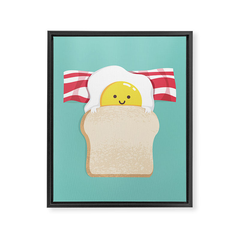 Morning Breakfast Framed Canvas Print Gallery Image 6