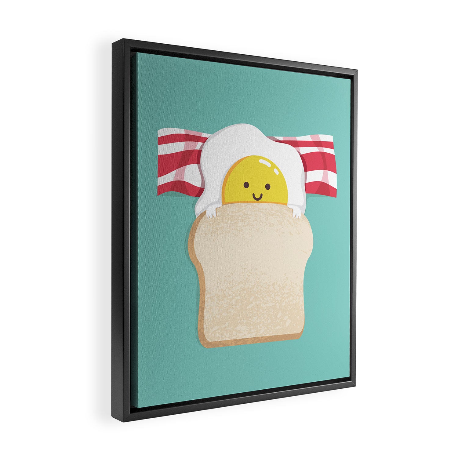 Morning Breakfast Framed Canvas Print Gallery Image 2
