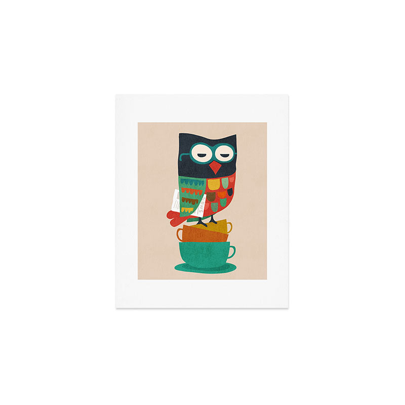 Morning Owl Art Print Gallery Image 1