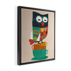 Morning Owl Framed Canvas Print Gallery Image 2