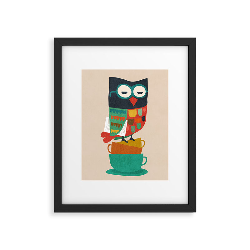Morning Owl Framed Art Print Gallery Image 5