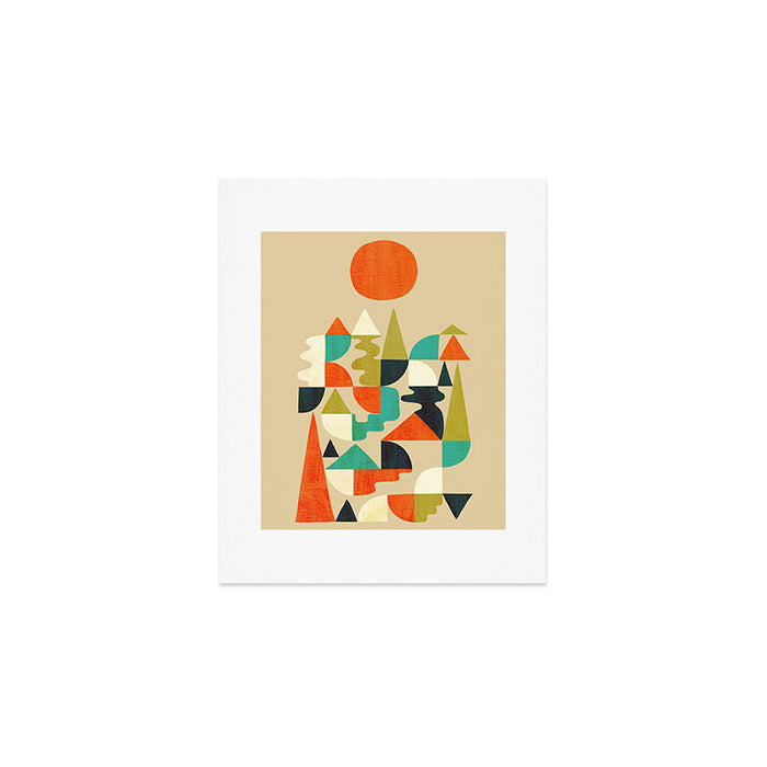 Mountains Hills and Rivers Art Print Gallery Image 1