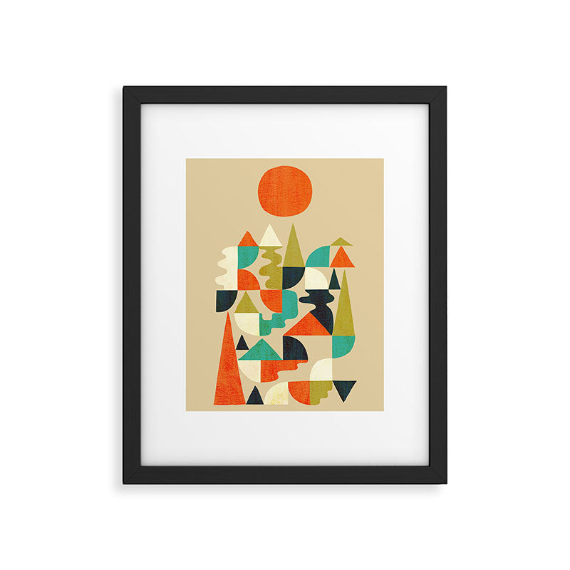 Mountains Hills and Rivers Framed Art Print Gallery Image 5