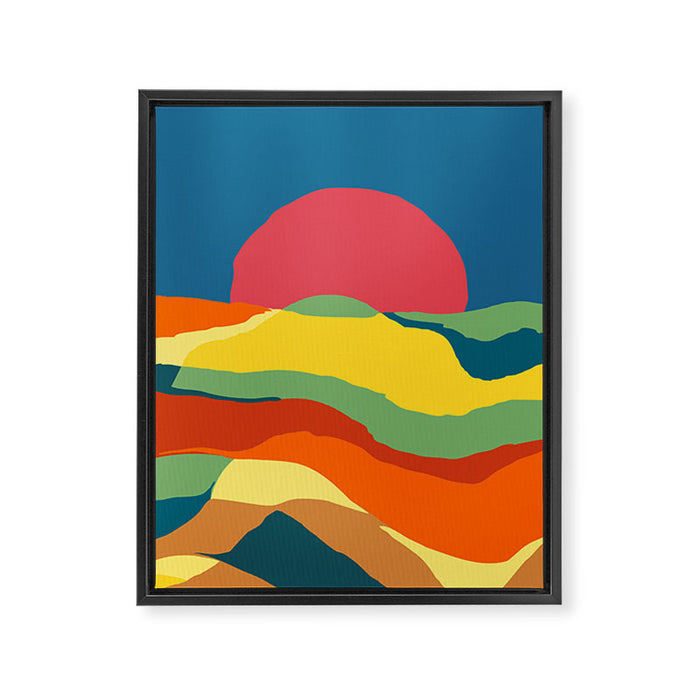 Moving earth Framed Canvas Print Gallery Image 1