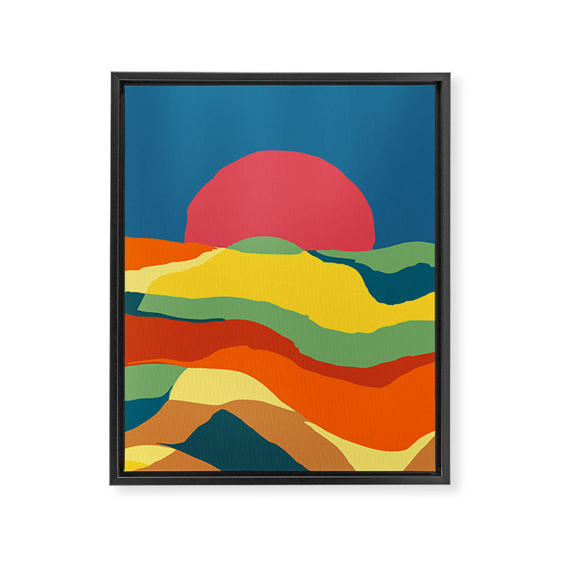 Moving earth Framed Canvas Print Gallery Image 6