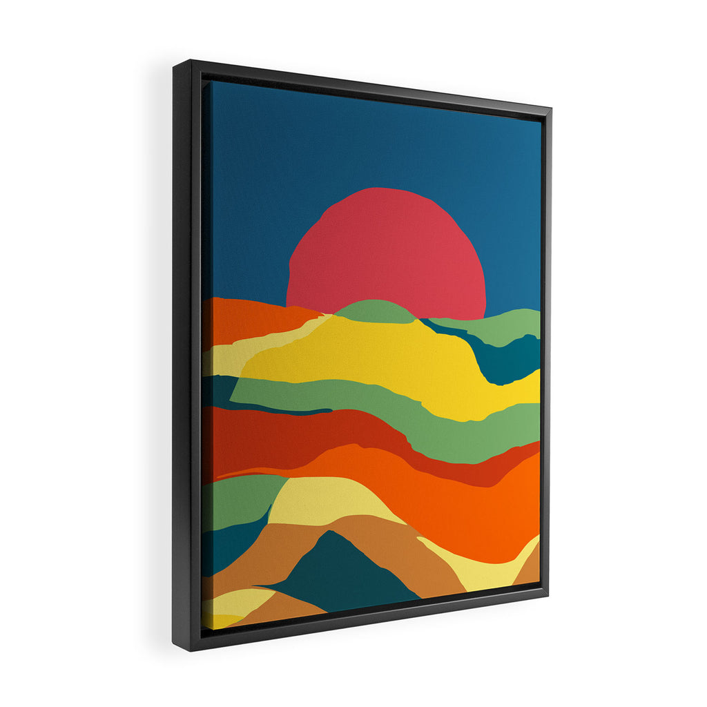 Moving earth Framed Canvas Print Gallery Image 2