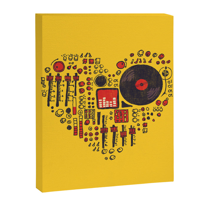 Music in every heartbeat Canvas Print Gallery Image 1