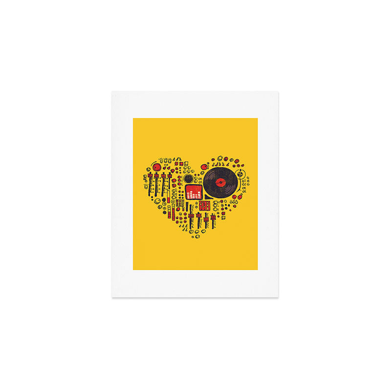 Music in every heartbeat Art Print Gallery Image 1