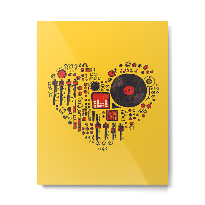 Music in every heartbeat Metal Print Gallery Image 1
