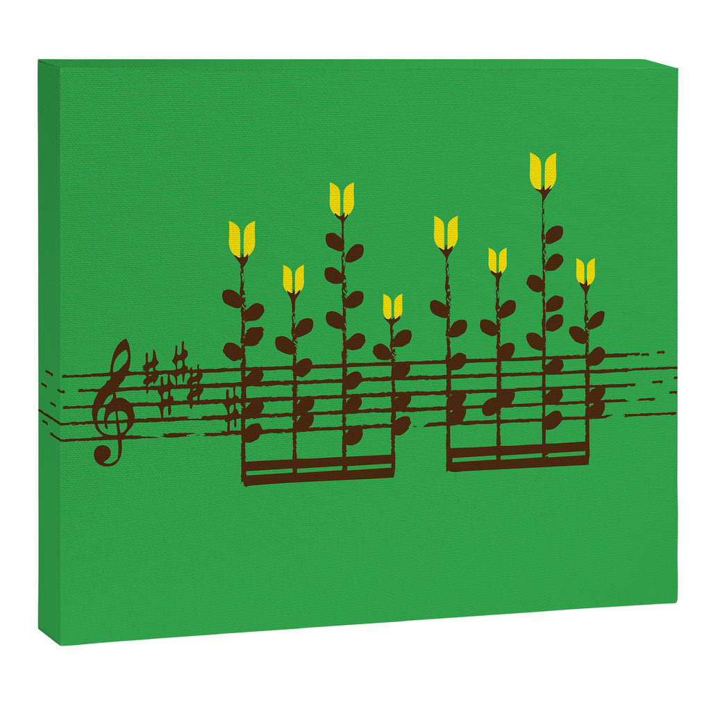 Music notes garden Canvas Print Gallery Image 12