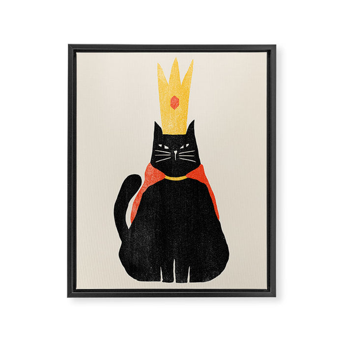 My king Framed Canvas Print Gallery Image 1