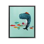My Pet Fish Framed Canvas Print Gallery Image 6