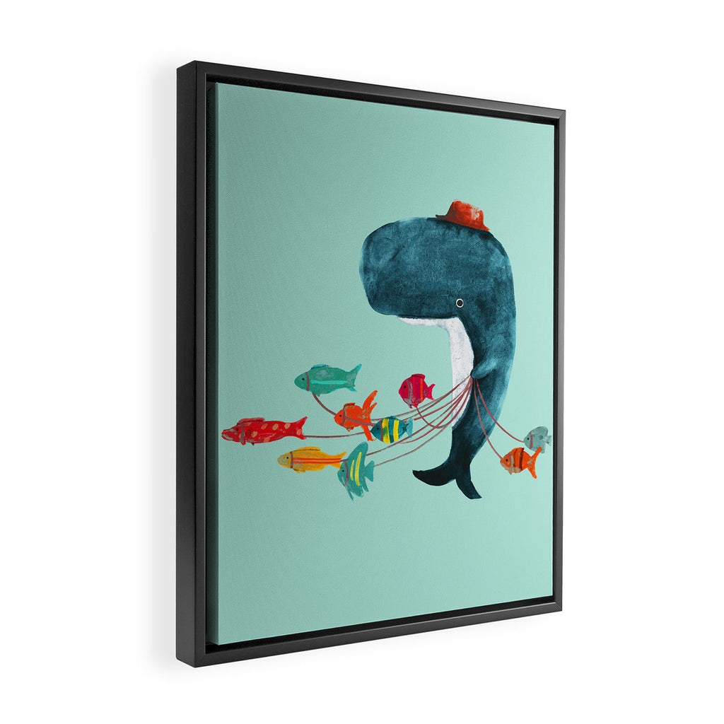 My Pet Fish Framed Canvas Print Gallery Image 2
